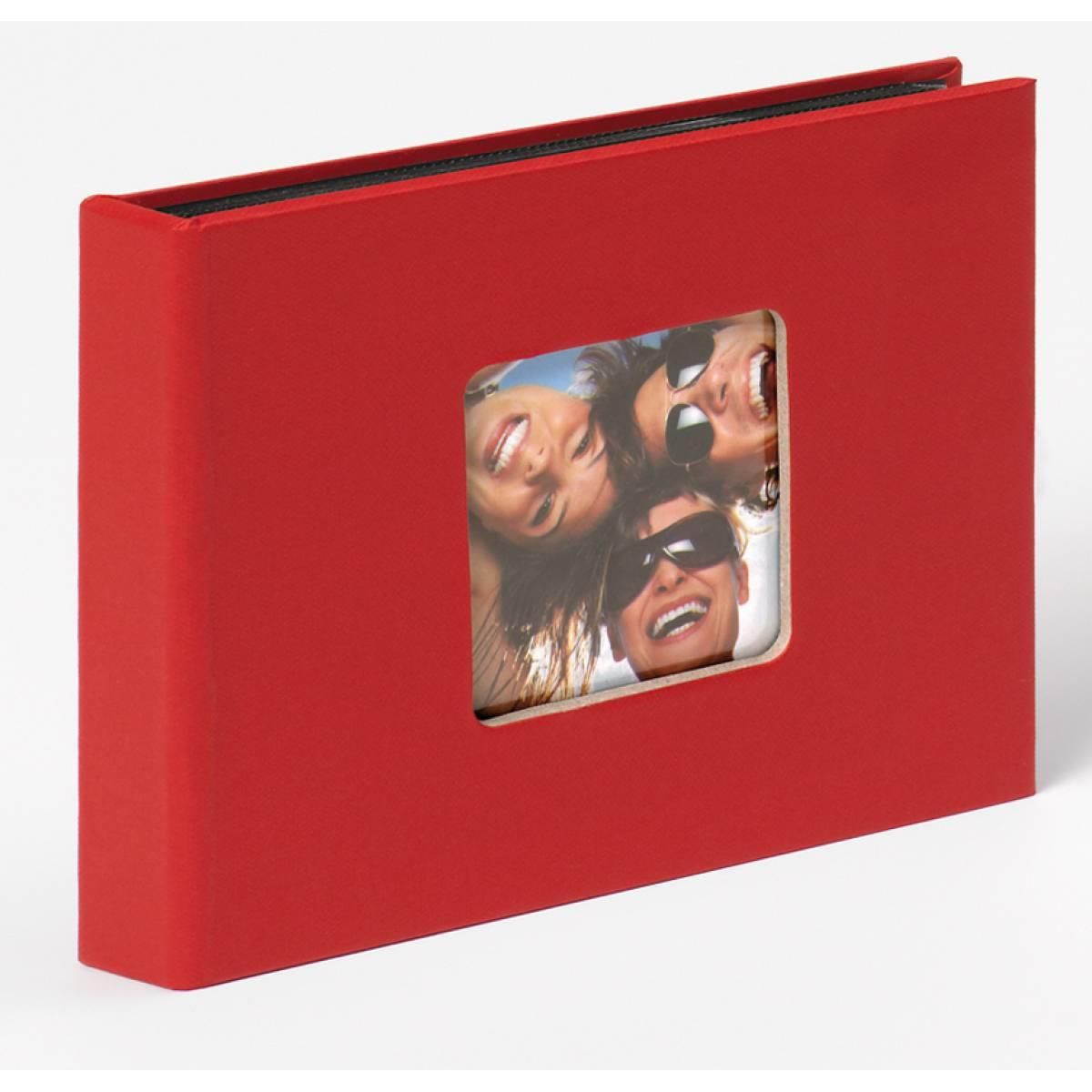 Walther Album Fotografico Fun Rosso 10x15cm Mini Album per