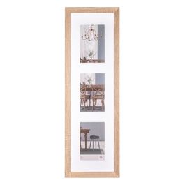 Cornice Fotografica Fiorito Quercia 3x10x15cm Legno con Passepartout
