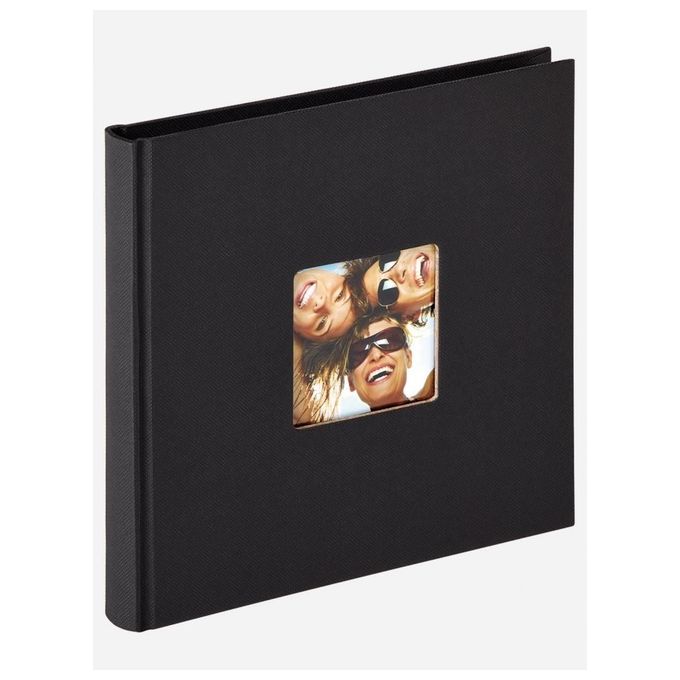 Walther FA199B Album Fotografico Fun Nero 18x18cm 30 Pagine Nere