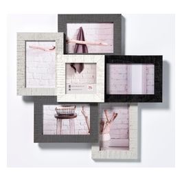 Home Cornice Portafoto Multipla 5x13x18cm 1x13x13cm in Legno