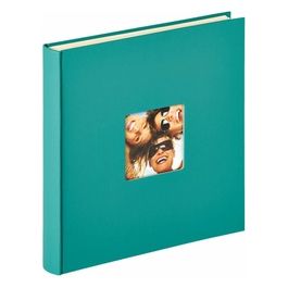 SK110K Album Fotografico Fun Verde Petrolio 33x33.5cm 50 Pagine Bianche con Autoadesivo