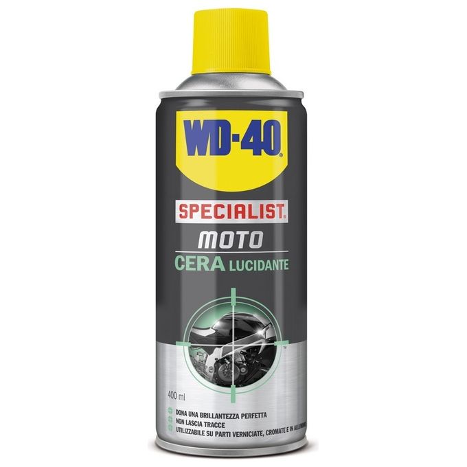 WD-40 Cera lucidante moto spray formato 400 ml Linea - Specialist MOTO