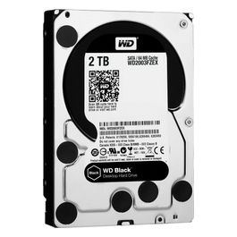 [ComeNuovo] Black Desktop 2tb 64mb 3,5'' Sata 6gb/s 7200rpm RECERTIFIED