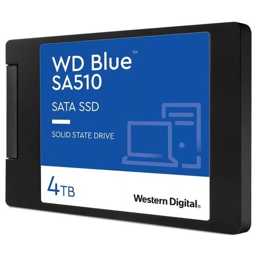 WD Blue SA510 4TB 2.5" SATA Ssd con Velocita' di Lettura fino a 560 MB/s