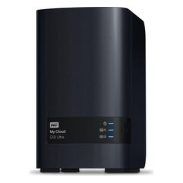 WD My Cloud EX2 Ultra WDBVBZ0040JCH Dispositivo di storage personal cloud 2 alloggiamenti 4 TB HDD 2 TB x 2 RAID 0, 1, JBOD Gigabit Ethernet iSCSI