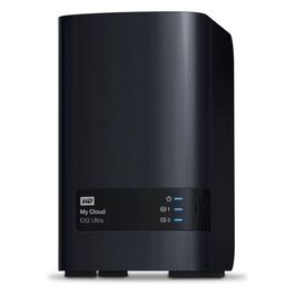 WD My Cloud EX2 Ultra WDBVBZ0280JCH Dispositivo di Storage Personal Cloud 2 Alloggiamenti 28Tb Hdd 14Tb x 2 RAID 0 1 JBOD RAM 1Gb Gigabit Ethernet iSCSI Supporto