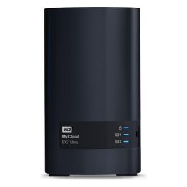 WD My Cloud EX2 Ultra WDBVBZ0000NCH Dispositivo di storage personal cloud 2 alloggiamenti RAID 0, 1, JBOD Gigabit Ethernet iSCSI