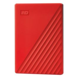 WD My Passport Hard Disk Portatile con Protezione Tramite Password e Software di Backup Automatico Compatibile con PC Xbox e PS4 4Tb Rosso