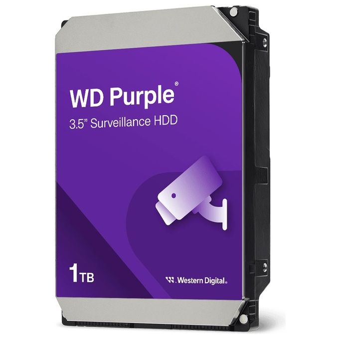WD Purple WD11PURZ HDD 1Tb Interno 3.5'' SATA 6Gb-s buffer: 64 MB