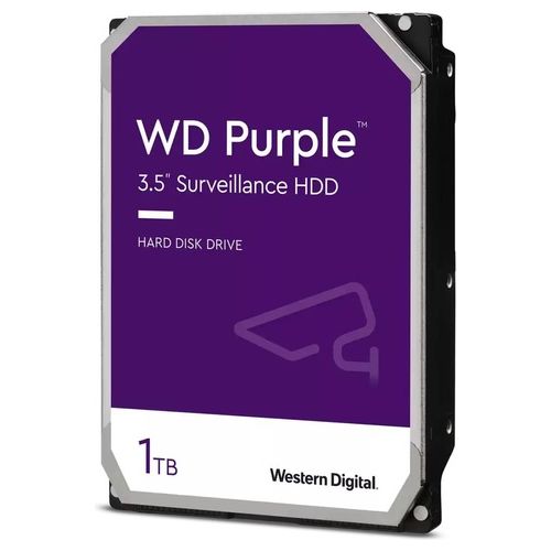WD Purple WD11PURZ HDD 1Tb Interno 3.5" SATA 6Gb/s buffer: 64 MB