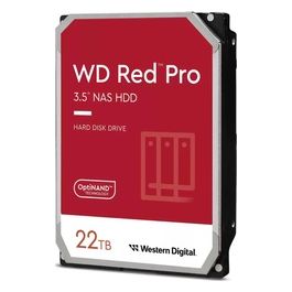 Red Pro 22Tb per NAS Hard Disk Interno da 3.5” 7200 RPM Class SATA 6 GB/s CMR Cache da 512Mb