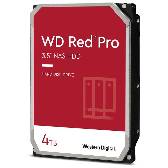 WD Red Pro NAS Hard Drive WD4003FFBX HDD 4TB interno 3.5 SATA 6Gb-s 7200rpm 256Mb