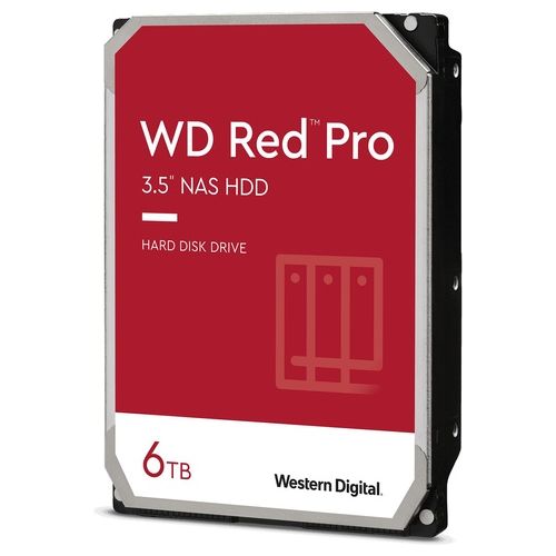 WD Red Pro NAS Hard Drive WD6003FFBX HDD 6 TB interno 3.5 SATA 6Gb/s 7200rpm 256Mb