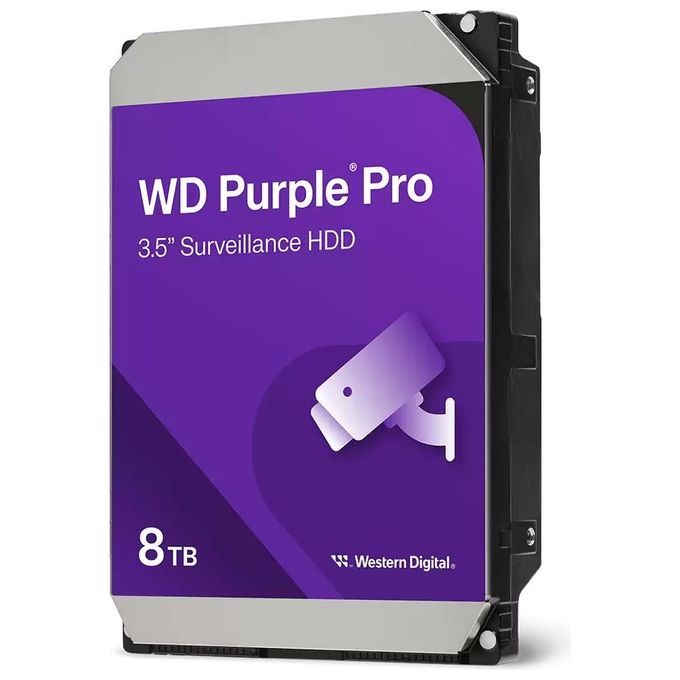 wd - Surveillance 8tb Purple pro 256mb 3,5 sata 6gb-s 7200rpm