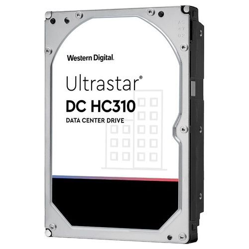 WD Ultrastar DC HC310 HUS726T6TALN6L4 HDD 6Tb Interno 3.5" SATA 6Gb/s 7200 rpm buffer: 256 MB