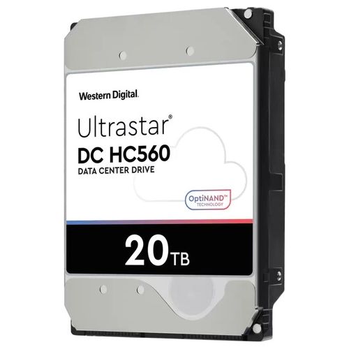 WD Ultrastar DC HC560 HDD 20Tb Interno 3.5" SATA 6Gb/s 7200 rpm buffer: 512 MB
