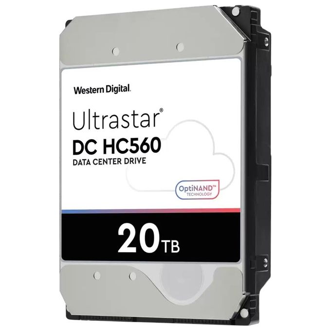 WD Ultrastar DC HC560 HDD 20Tb Interno 3.5'' SATA 6Gb-s 7200 rpm buffer: 512 MB