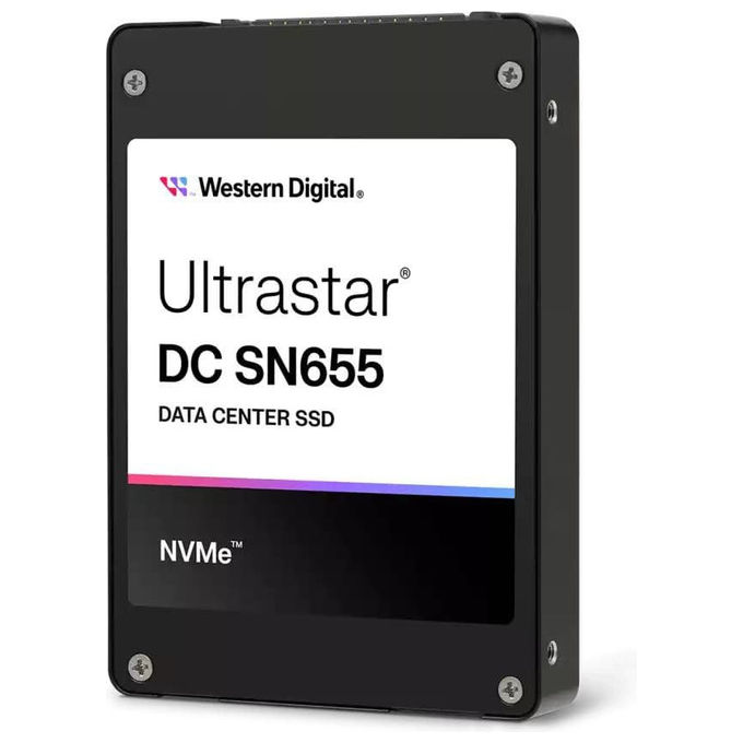 Western Digital, SSD, 3.84TB, Ultrastar DC SN655, 2.5'', U.3 PCIe 4.0 NVMe