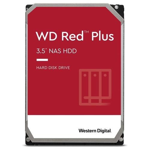 Wd WD60EFZX Red Plus Hard Disk Interno Sata 3.5" 6Tb 128Mb