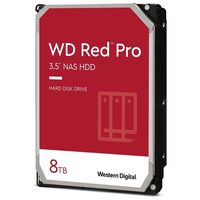 WD Red Pro NAS Hard Drive WD8003FFBX HDD 8TB interno 3.5 SATA 6Gb-s 7200rpm 256Mb