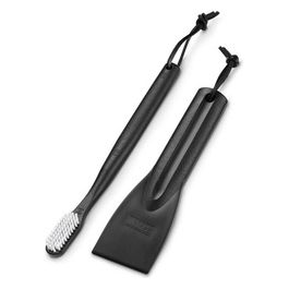 6202 Kit 2 Pezzi per Pulizia Barbecue a Gas Nero