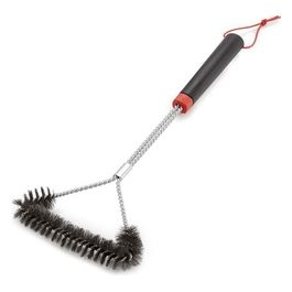 6278 Spazzola a T con Setole 46cm Nero/Acciaio