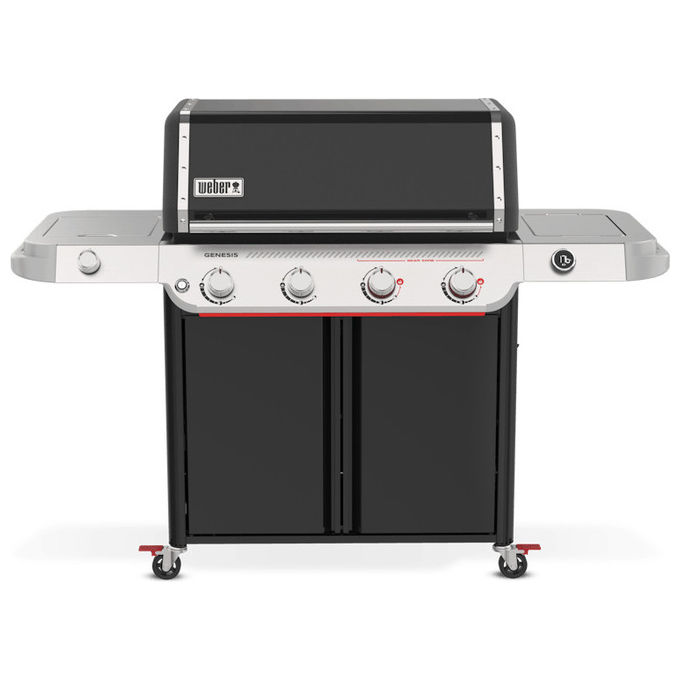 Weber Barbecue a Gas Genesis E-435W Nero Acciaio Inox 4 Bruciatori 20400 W
