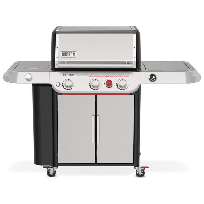 Weber Barbecue a Gas SP-335W GPL Nero Acciaio Inox 18760 W Carrello