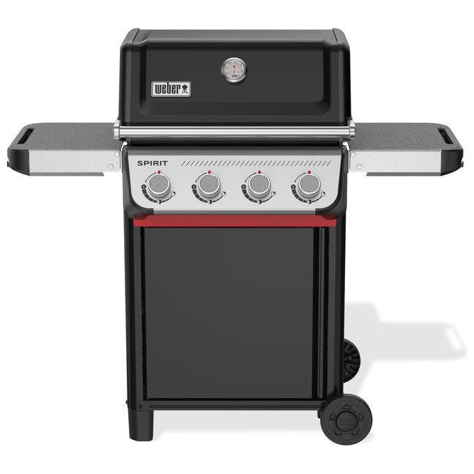 Weber 1502100-0077924920011 Barbecue a Gas Spirit E-415 4 Bruciatori Nero Acciaio Inox