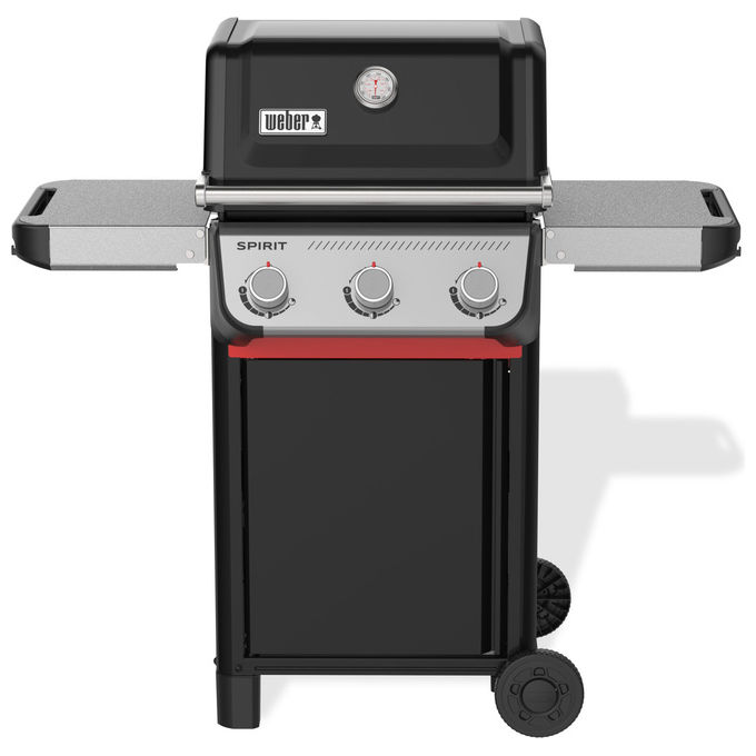 Weber 1502091 Barbecue a Gas Spirit E-315 3 Bruciatori Nero Acciaio Inox