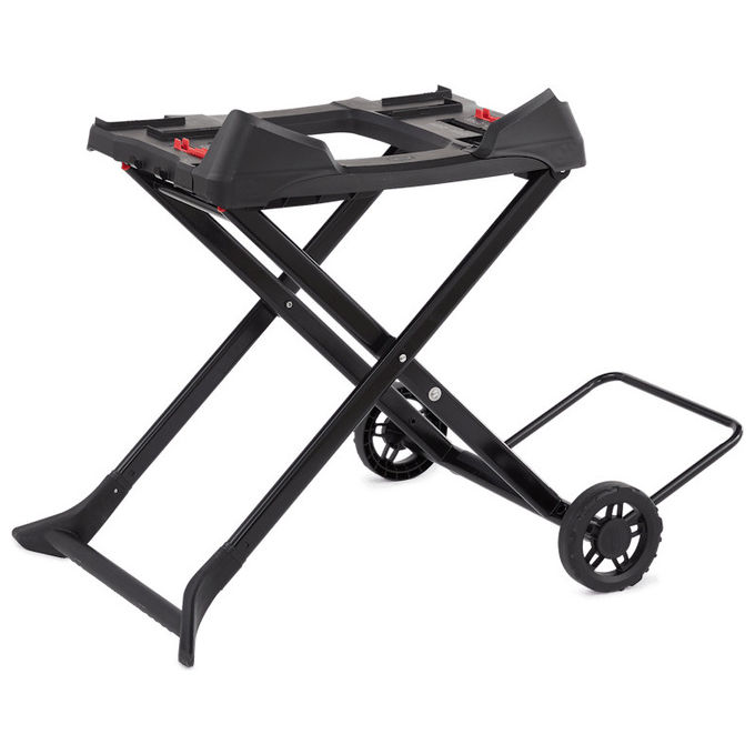 Weber 3400856 Carrello Portatile Barbecue Serie Q Pieghevole 2 Ruote All-Terrain colore Nero