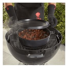 Weber Cocotte con Coperchio Piatto