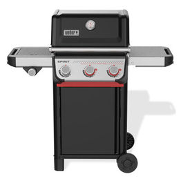 Spirit E-335 Barbecue a Gas GPL 3 Fornelli Nero Acciaio Inox per Esterno