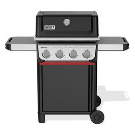 Spirit E-410 Barbecue a Gas GPL 4 Fornelli Nero con Carrello Area Cottura 2761 cm²