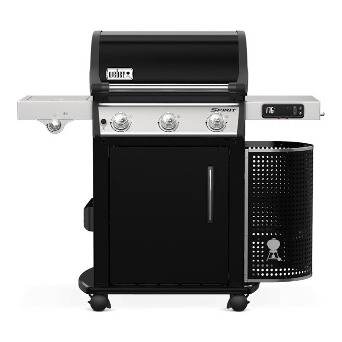 Weber Spirit EPX-325 GBS Barbecue a Carrello GPL Nero Acciaio Inox