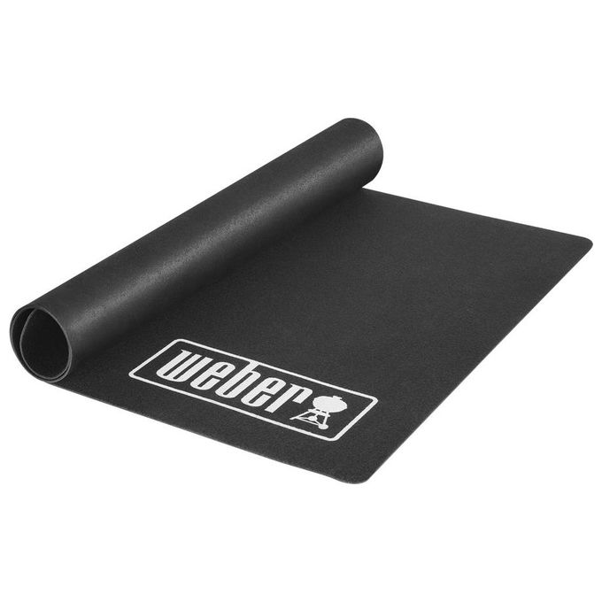 Weber 17897 Tappetino Protettivo Barbecue Antiscivolo Antibatterico 120x80 cm PVC Gomma colore Nero