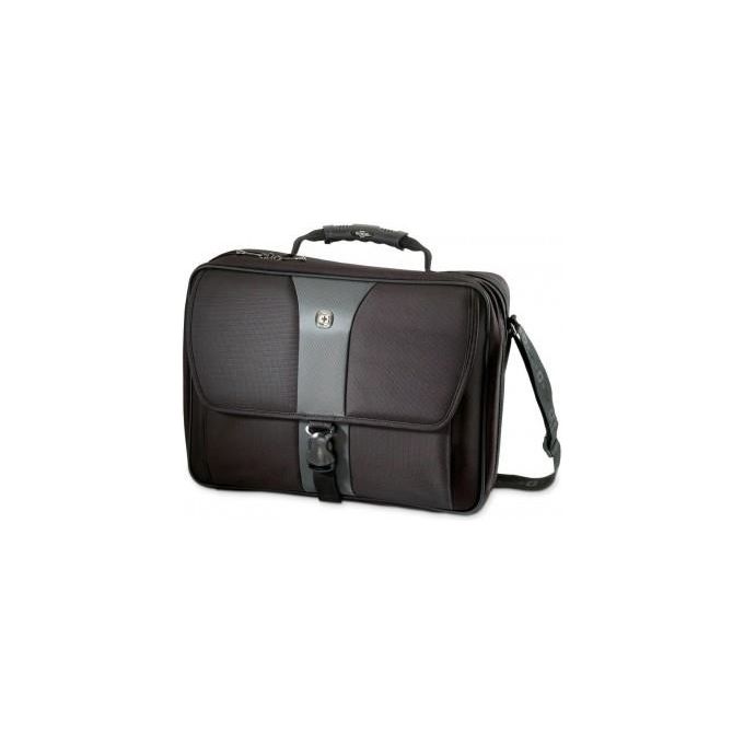 Wenger Legacy Borsa per Notebook 17'' Slimcase Nero-Grigio