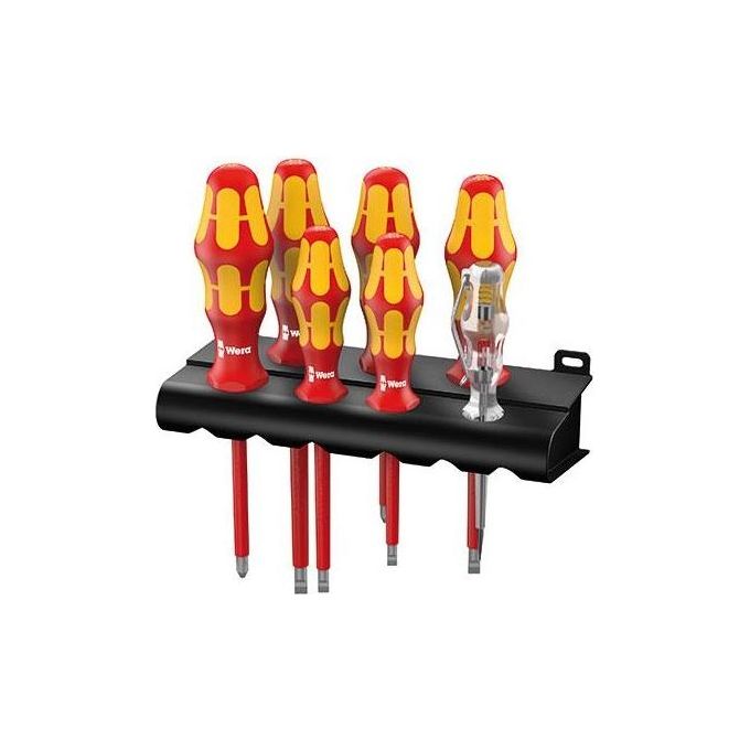 Wera 160 i/165 i/7 Kraftform Plus Set di Cacciaviti 7 Pezzi