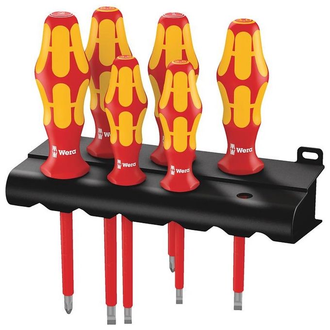 Wera 160 i/6 Set Giravite Kraftform Plus Serie 100 con Supporto