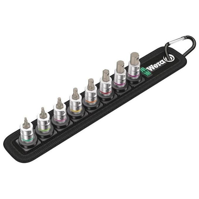 WERA Belt A 2 Zyklop bit socket set w. holding function 1/4  dr.