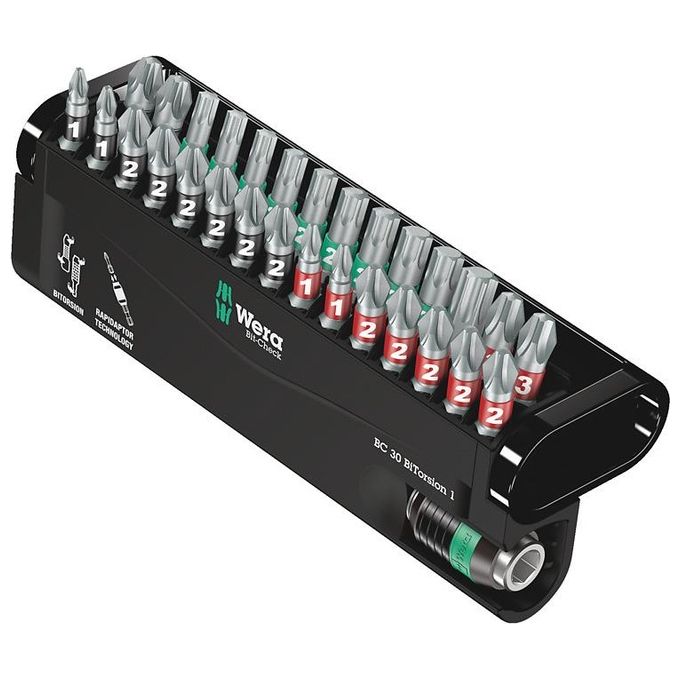 Wera Bit-Check 30 BiTorsion 1 Set Assortimento Inserti
