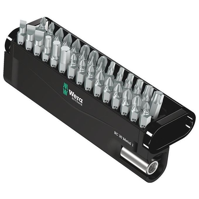 Wera Bit-Check 30 Metal 1 Punte Per Cacciavite 30 Pezzi