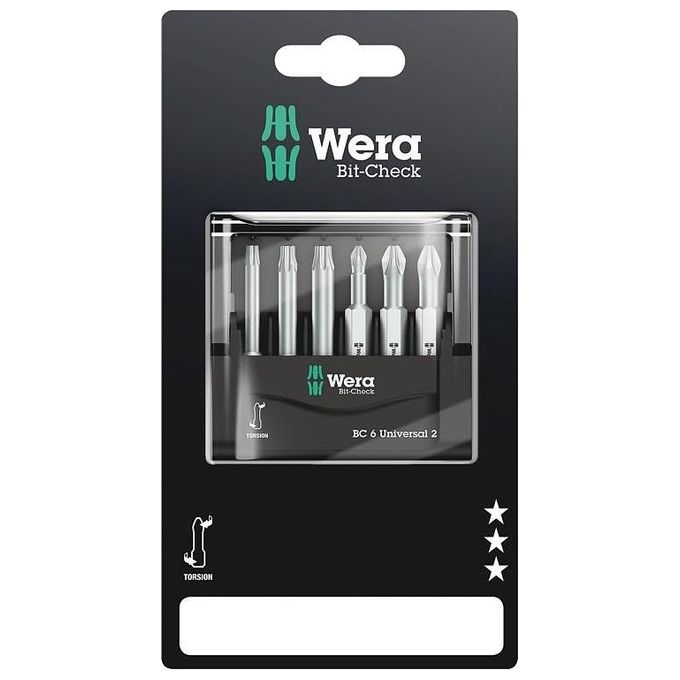 Wera Bit-Check 6 Universal 2 SB