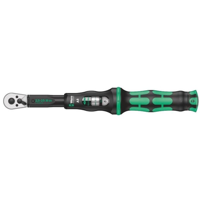 Wera Click-Torque A5 Chiave Dinamometrica con Cr.2,5 25Nm