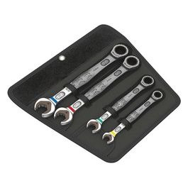 Joker Set 4 Pezzi con Chiave Fissa ad Anello a Cricchetto