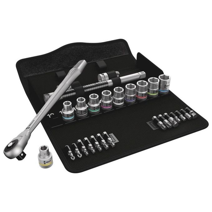 Wera Kit di chiavi a bussola metrico 1/2 (12.5 mm) 28 parti Zyklop Metal 8100 SC 7