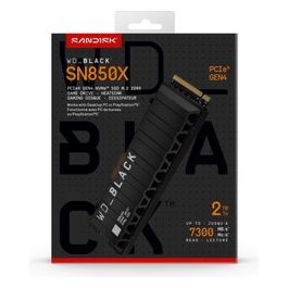 Western Digital Black SN850X M.2 2000Gb PCI Express 4.0 NVMe