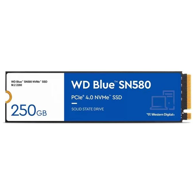 Western Digital Blue SN580 M.2 2Tb PCI Express 4.0 TLC NVMe