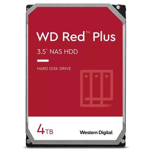 Western Digital Hard Disk Red Plus 4Tb 3.5 SATA 256MB