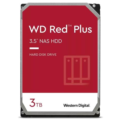 Western Digital Hard Disk Red Plus 3Tb 3.5 SATA 256MB